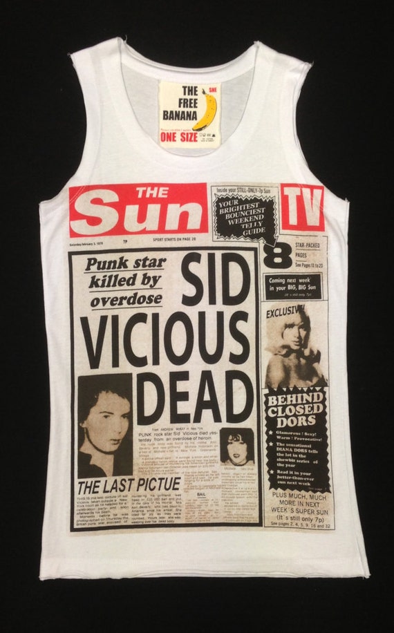 t shirt sid vicious