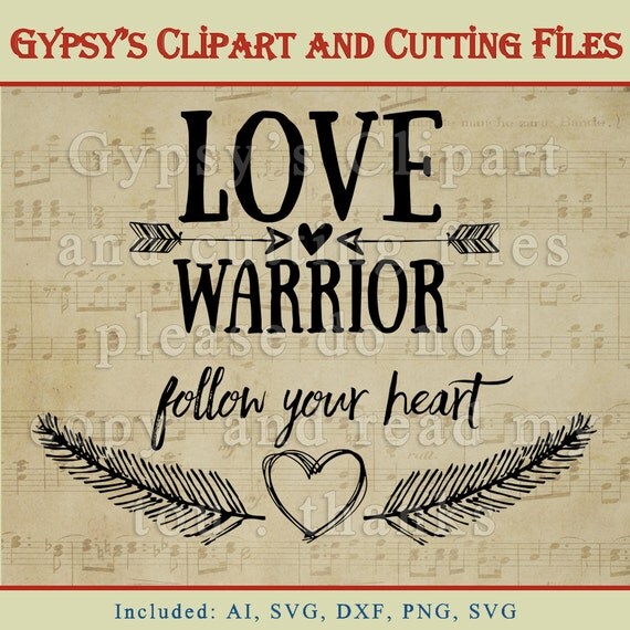 Download Arrow svg Follow Your Heart svg Love Warrior Heart