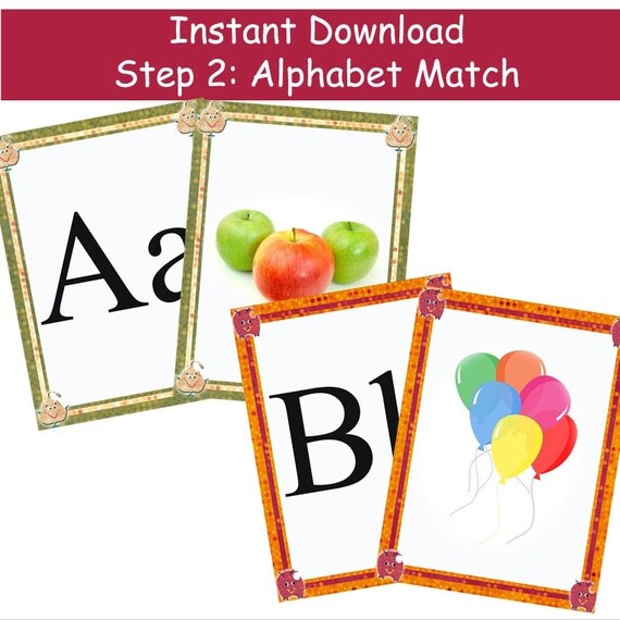 alphabet matching cards alphabet memory game pdf printable