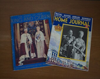 Vintage British Royal Family 1935 Jubilee Magazines