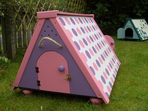 Funky Pink/Purple Chicken Coop/Duck house. SOLD - Il 570xN.838542396 Sw7b