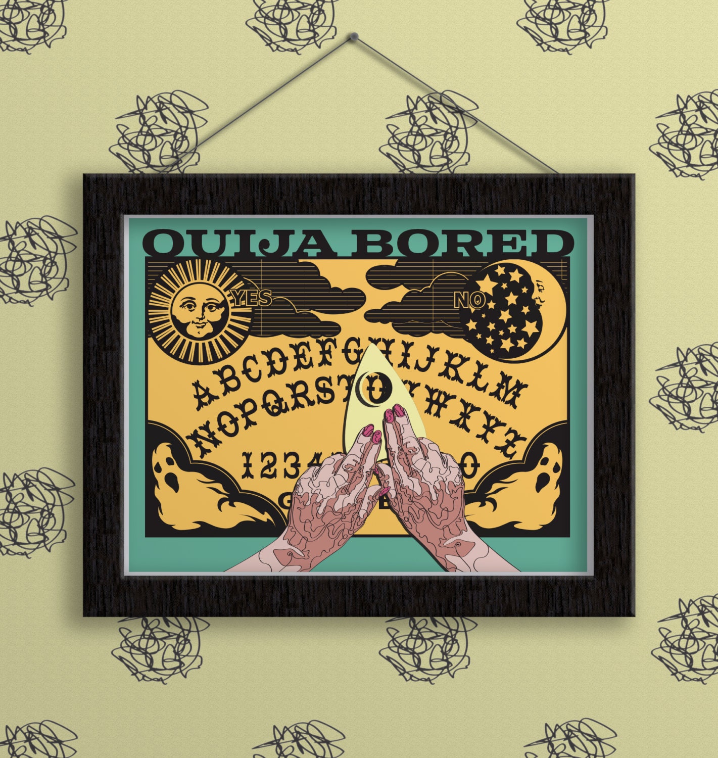 It is a photo of Dynamite Printable Ouija Board It is a picture of Dynamite Printable Ouija Board
