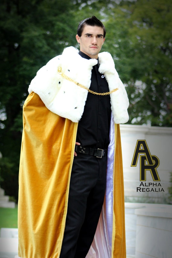 Gold King's Cloak King's Cape Royal Cape Royal