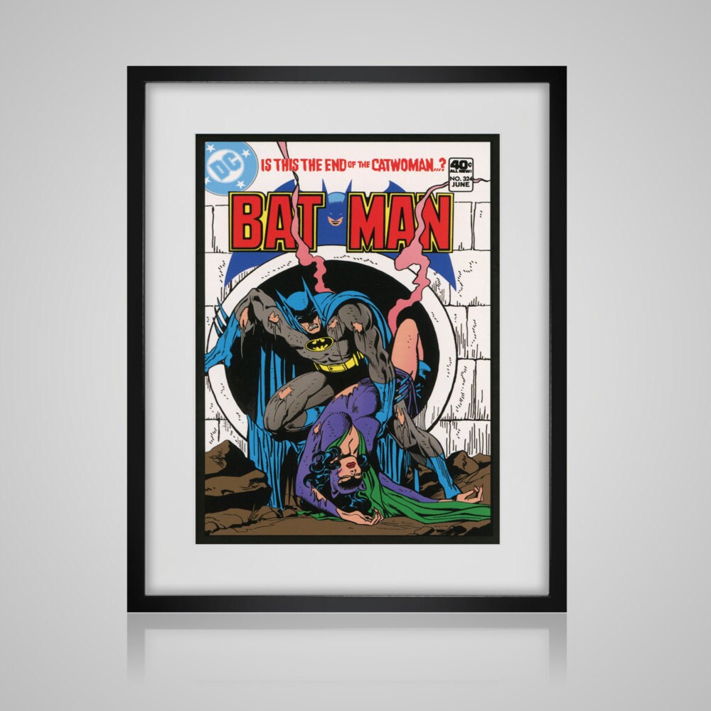 Framed Wall Art VINTAGE COMIC BOOK CoverBatman Wall Art