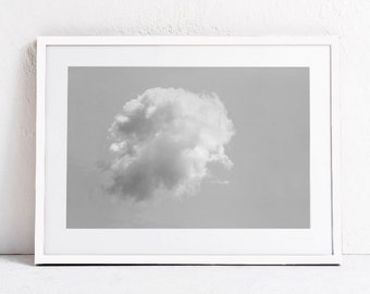 Modern Minimalist Art Print-Cloud Wall Art-Nature Art-INSTANT DOWNLOAD PRINTABLE Art, Minimalist Print, Photography Print, Photo Print 24x36