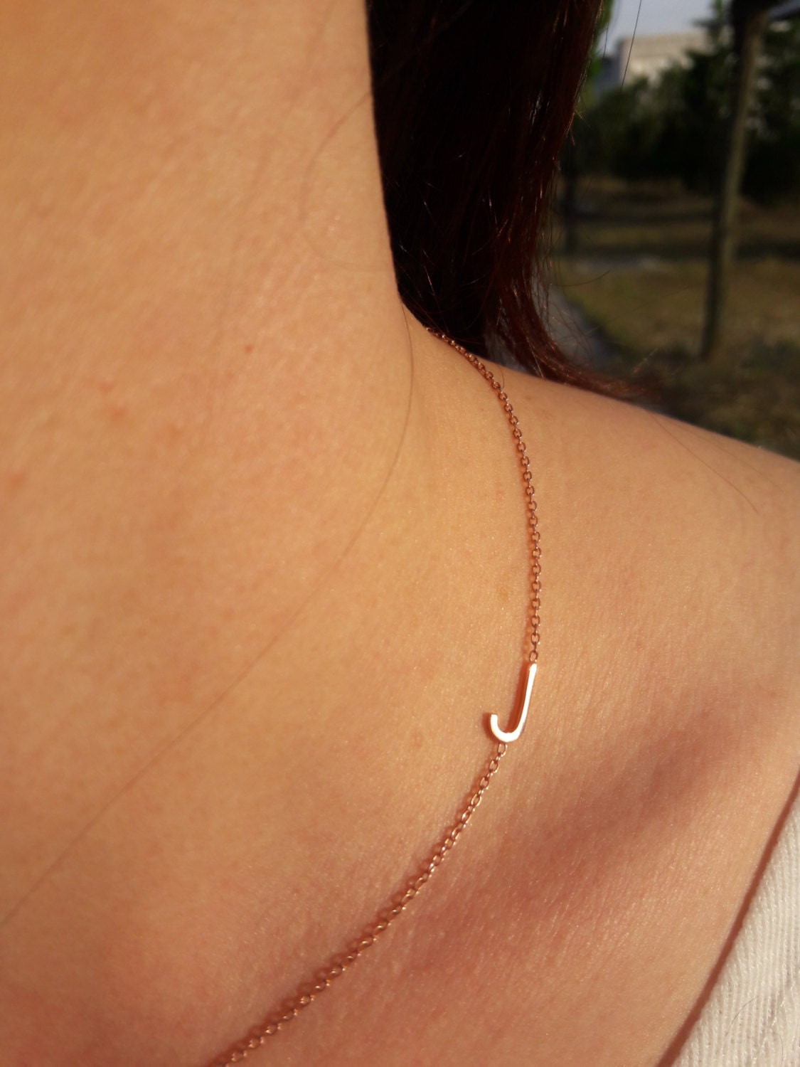 Initial NecklacePersonalized Initial by CecileJewellery on Etsy