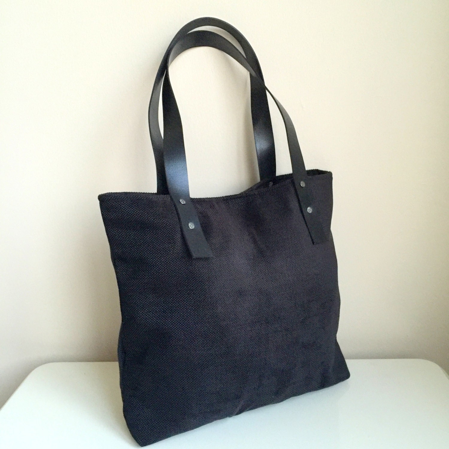 woven bag black