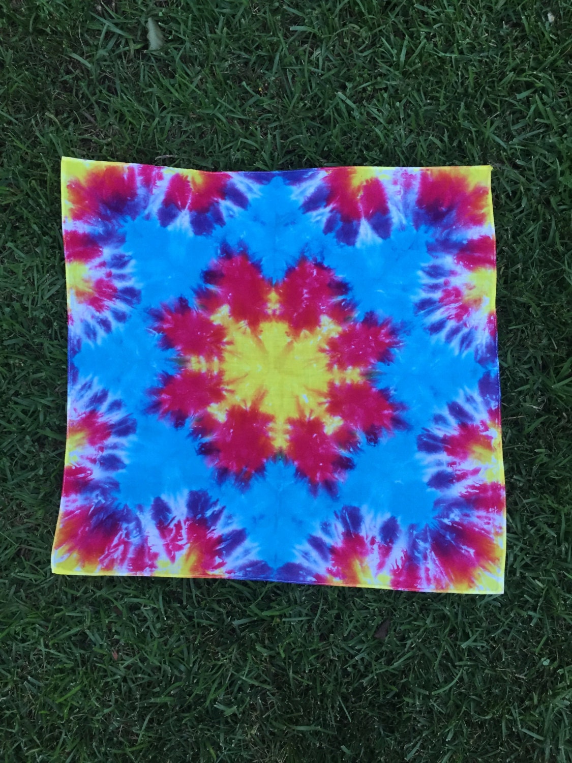 Tie Dye Bandana Tie Dye Flag Tie Dye by WearableWonderland