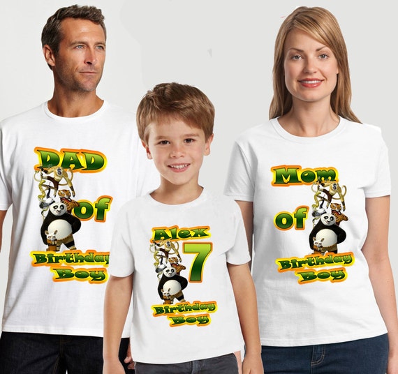 Personalized Family kung fu Birthday T-Shirt by MOLDOSTORE