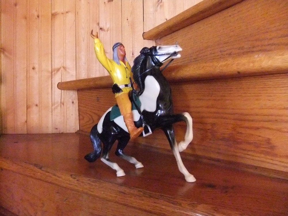 Vintage 50s/60s Cochise Hartland Plastics Toy by SheboyganZamboni