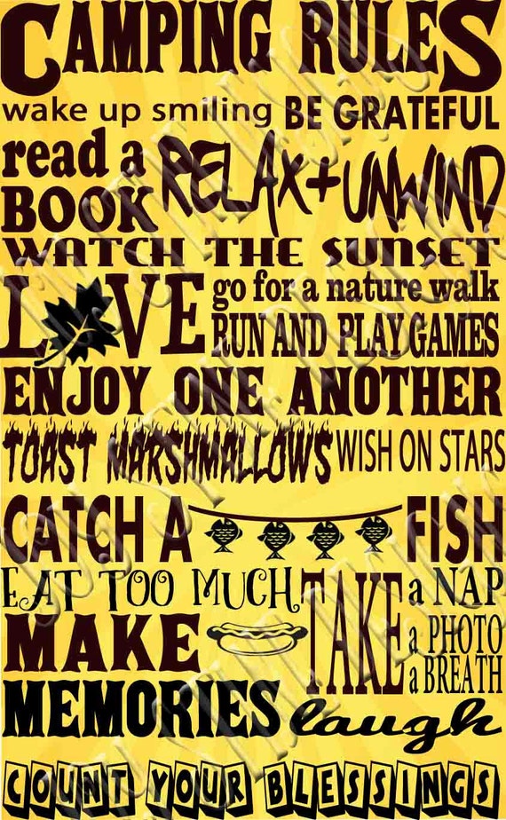 Download Camping Rules Relax and Unwind SVG PNG JPEG