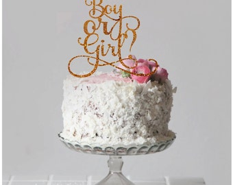 Baby Shower Cake Toppers Boy or Girl Cake Topper Gender Reveal Cake Topper Baby Shower Decor New Baby Cake Topper