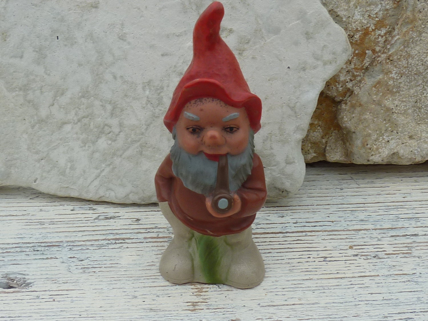 Download Vintage Heissner Gnome West German Garden Gnome Miniature