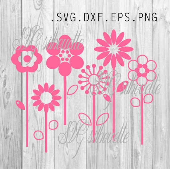 Items similar to SVG Cutting file, Flower Vinyl design ...