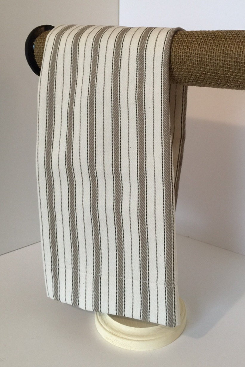 Handmade Striped Cotton Kitchen Towels