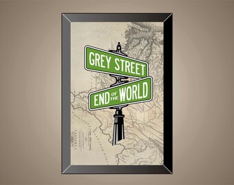 DAVE MATTHEWS BAND Inspired Poster Print | 11x17 | Grey Street | Wall Art | Home Decor