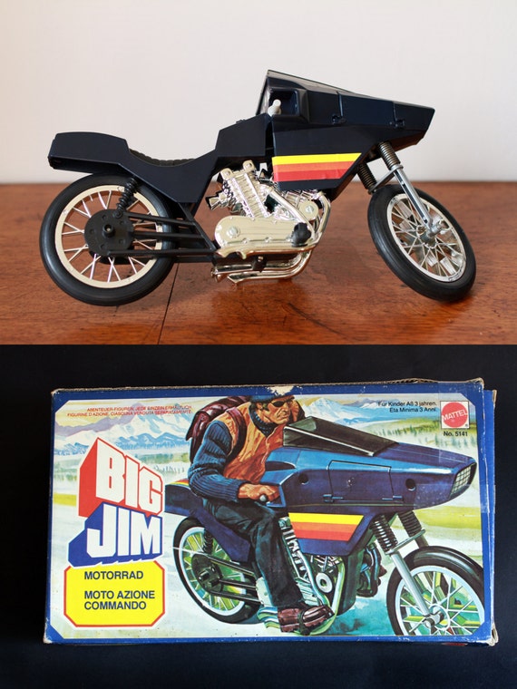 Items similar to BIG JIM - Moto Action Commando - MATTEL 1982 on Etsy