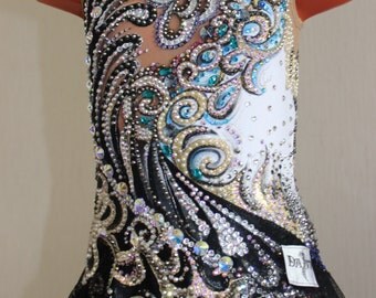 SOLD Exclusive Custom Rhythmic Gymnastic Leotard