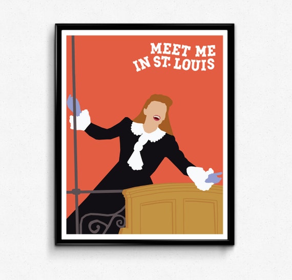 Meet Me In St. Louis Poster The Trolley Song Judy Garland