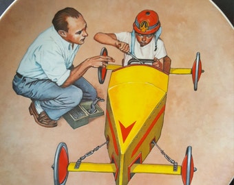 NORMAN ROCKWELL PLATE "Last Minute Changes"