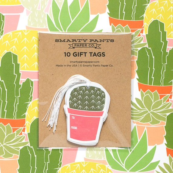 cactus-gift-tags-by-smartypantspaperco-on-etsy