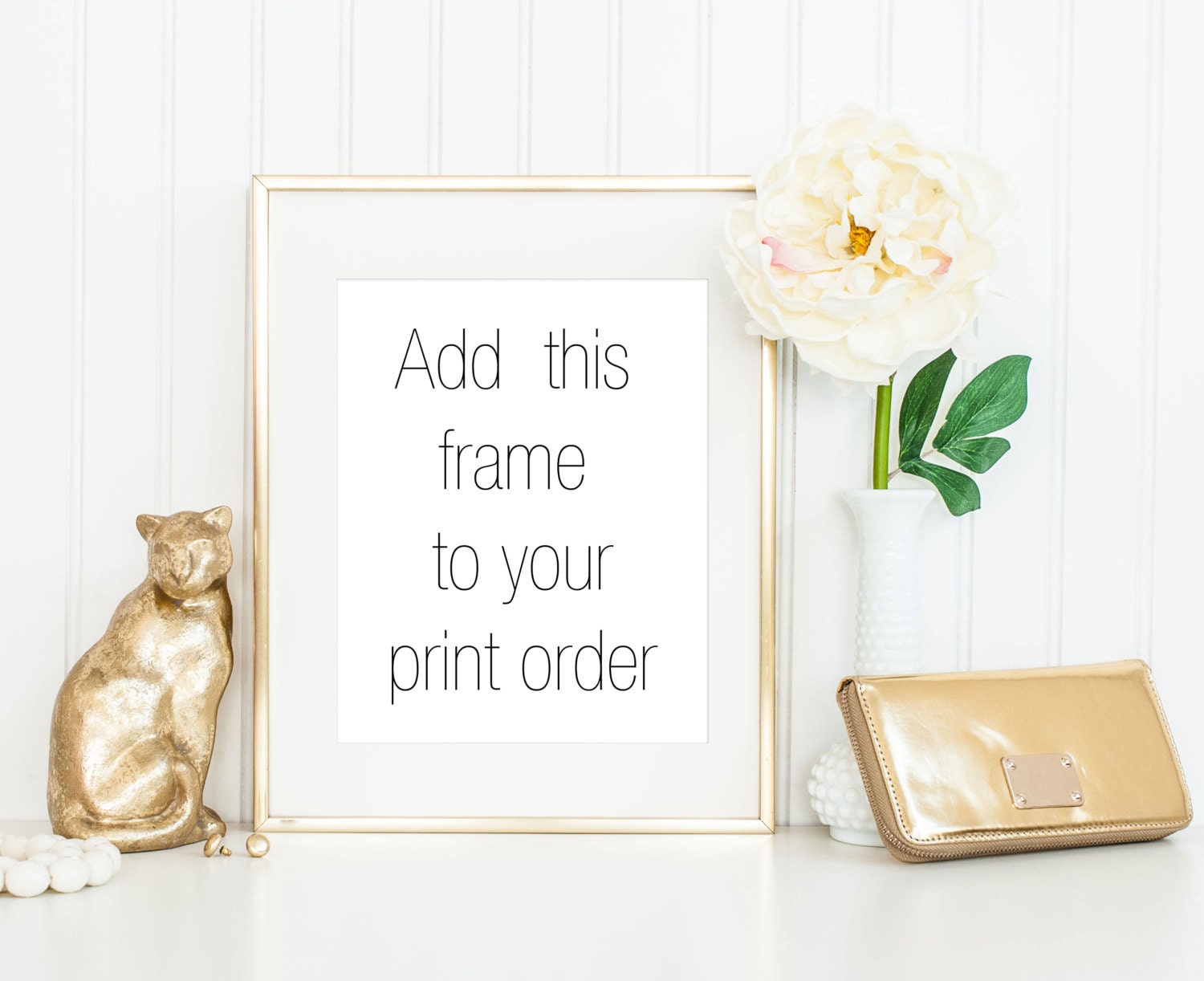 8x10 Gold Frame / 11x14 Gold Frame / 5x7 Gold Frame / Thin