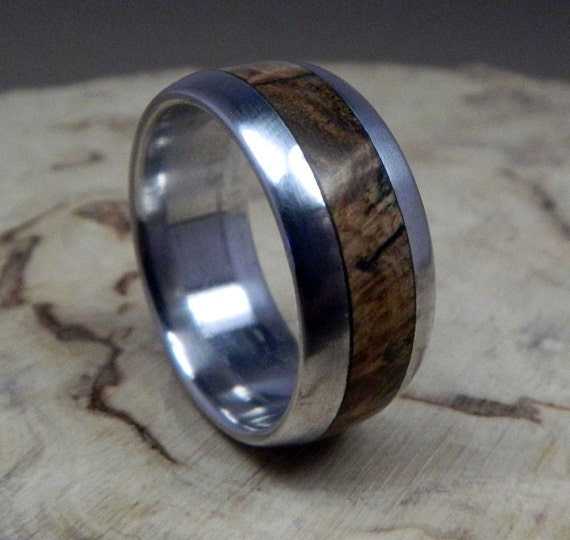 Wood Ring Aluminum Ring Wedding Ring Wooden Ring Wood