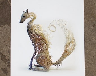 clever and riddled with secrets - fox - Original Giclee Edition Print - 13x19"