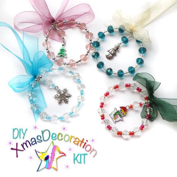 DIY Christmas Beaded Decoration Kit Kids by 