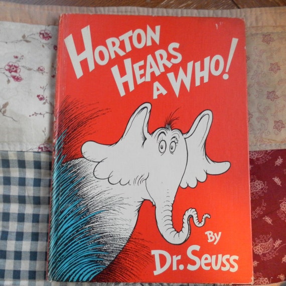 Horton Hears A Who by Dr. Seuss 1954 rare Random House