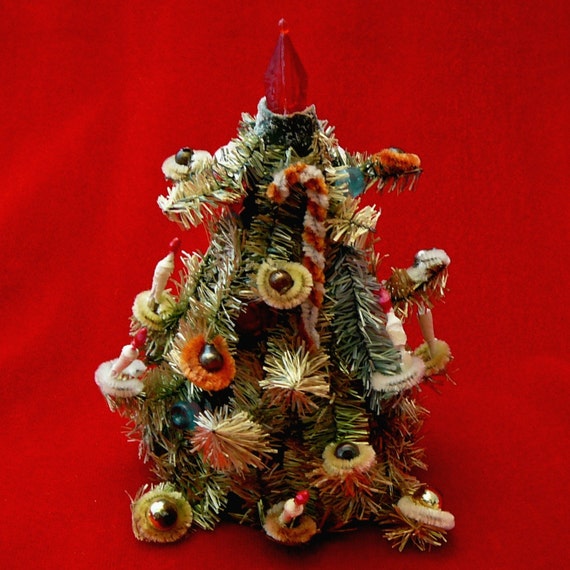 bottlebrush fiber christmas tree light by vintagejewelsandmore bottlebrush fiber christmas tree light by vintagejewelsandmore