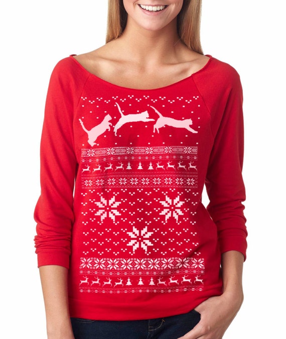 Clothing pretty cat christmas sweaters for women for women for business