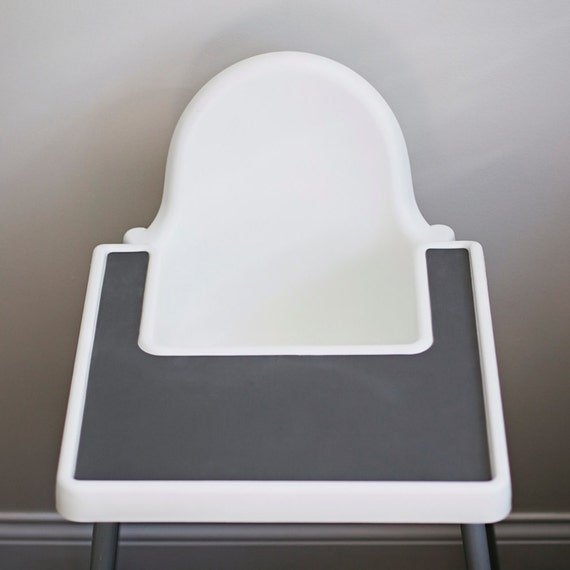 Charcoal Grey // IKEA Antilop Highchair Silicone by YeahBabyGoods