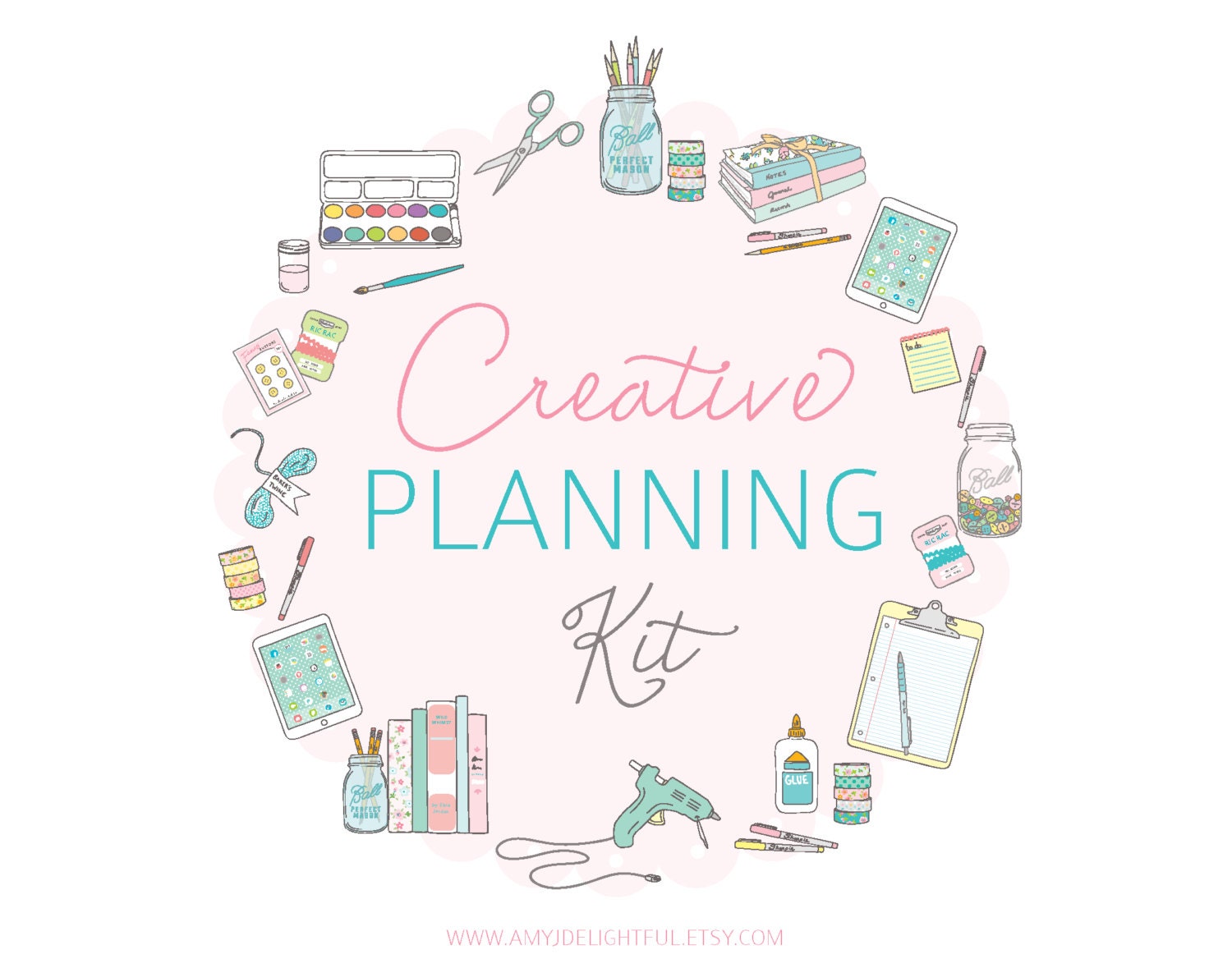 CREATIVE Planning Kit Digital File Instant Download ideas
