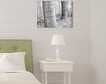 Personalized Canvas Art- Wedding Keepsake Gift, Annversary Gift for Him, Girlfriend Gift, Mom Personalized Gift, Canvas Gallery Wrap