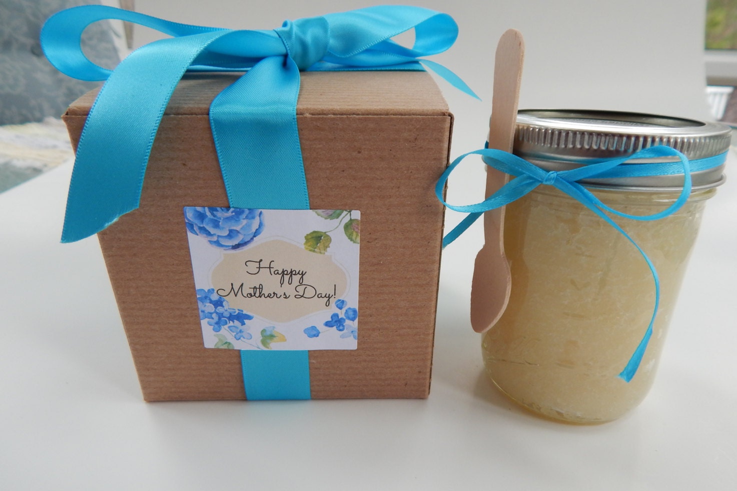 Sugar Scrub Box//8 Ounce Sugar Scrub//Happy by ScrubsbyStudds
