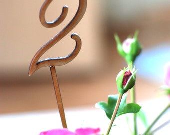 Wedding table numbers, Wood table numbers, Blank table numbers, DIY wedding, Rustic wedding decor, Lasercut wood numbers, TN-2