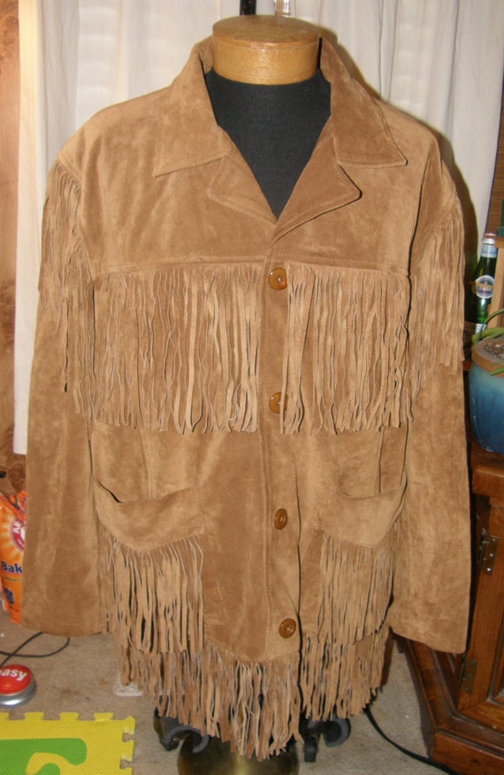 vintage fringe leather jacket