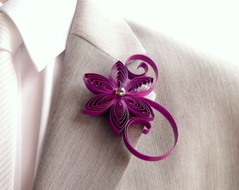 Boutonniere, Cassis Boutonniere, Berry Buttonhole, Cassis Wedding, Mens Wedding Boutonnieres, Corsage for Men, Keepsake Wedding