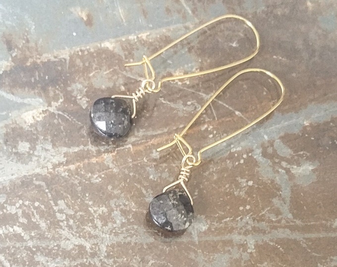 Pyrite Earrings, Pyrite Hoop Earrings, Gold Pyrite Hoop Earrings, Pyrite Hoops, Gold Pyrite Hoops, Hoop Earrings, Gold Hoops