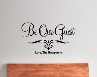 guest decal wall decor lettering quote done must job every vinyl etsy
