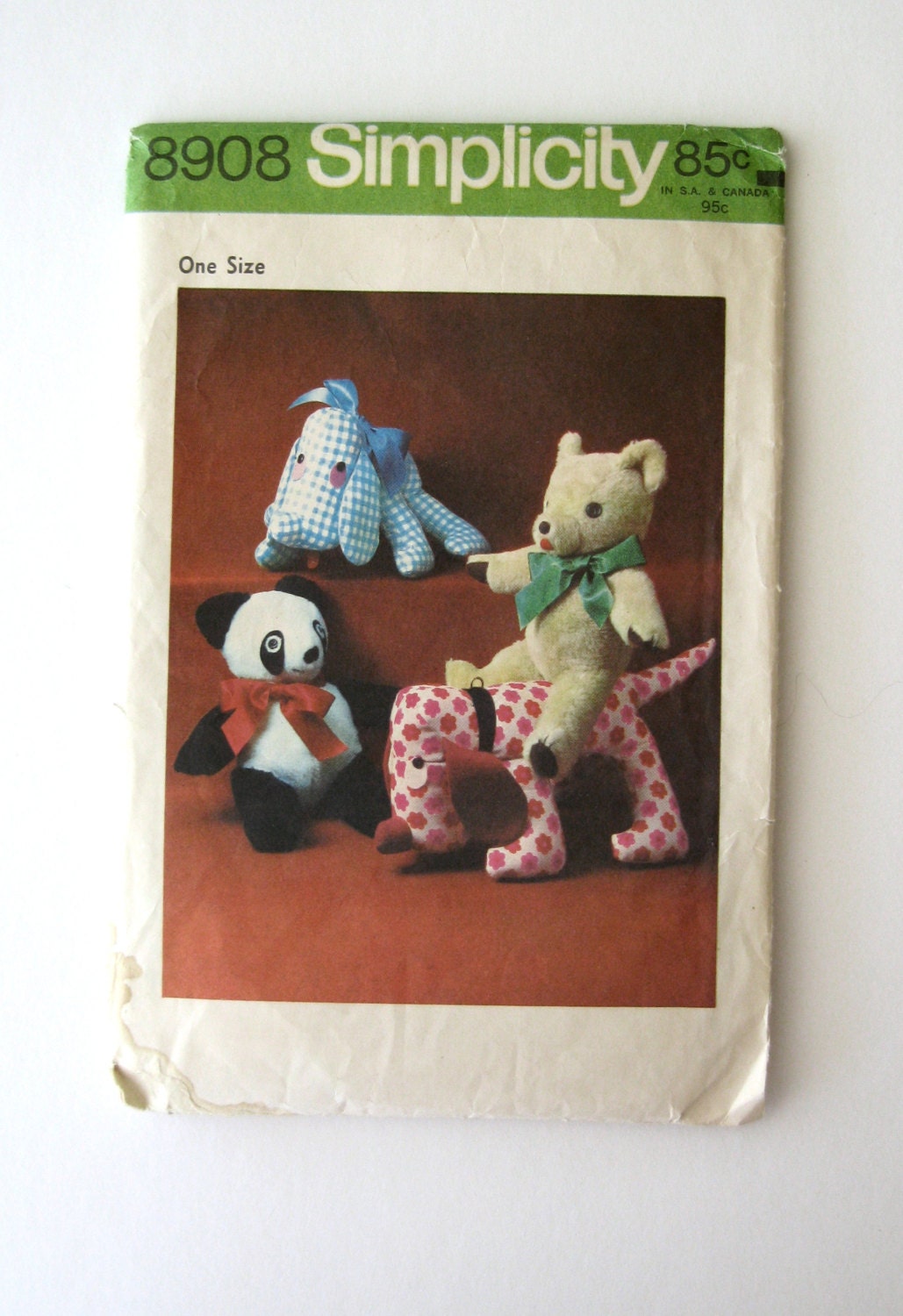 vintage stuffed animals 1970's