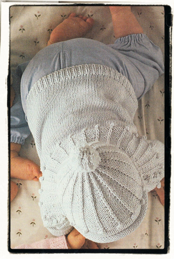 Instant Download PDF Knitting Pattern to make a Baby Girls or