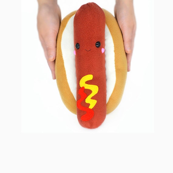 long hot dog pillow