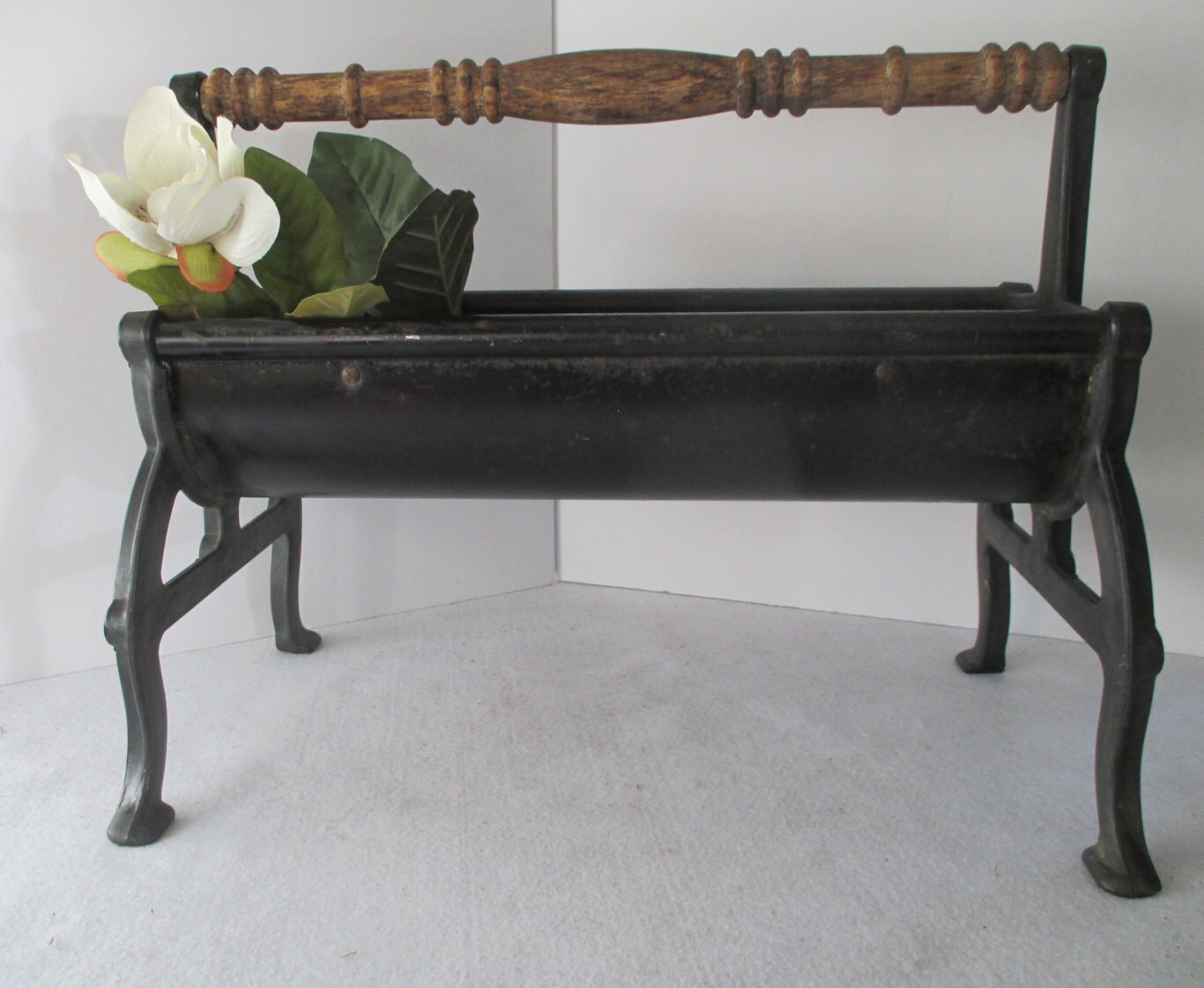 Reserved for Mary Paper Roll Holder Vintage Antique Dry