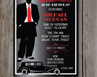 Harlem Nights Birthday Invitations 10