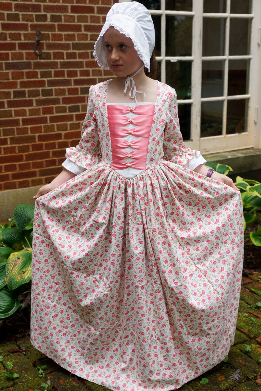 Ready to ship Girls Colonial Dress size 8