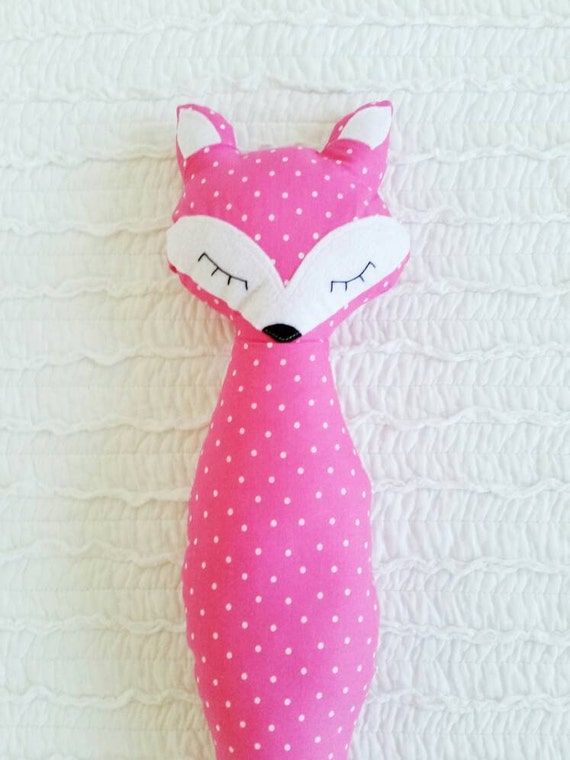 sleeping fox pillow