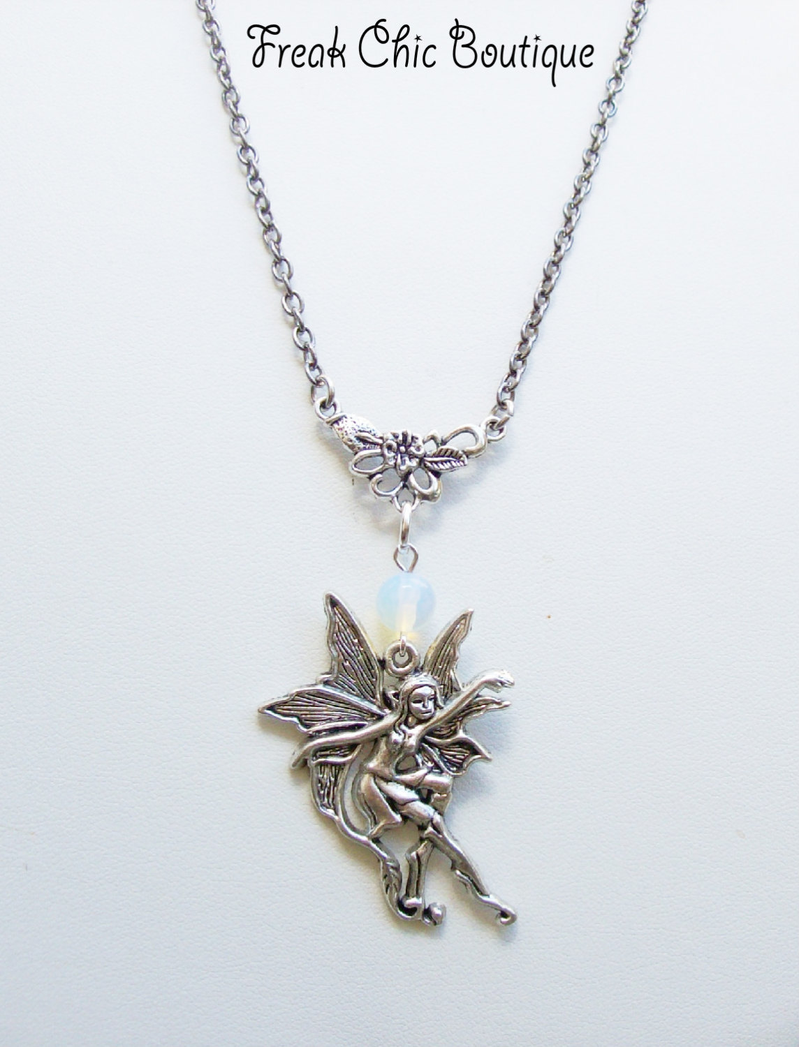 Fairy Necklace Opalite Fairy Jewelry Fantasy Necklace