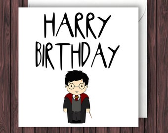 Snape 394. Harry Potter Birthday Card. Funny Greetings Card.